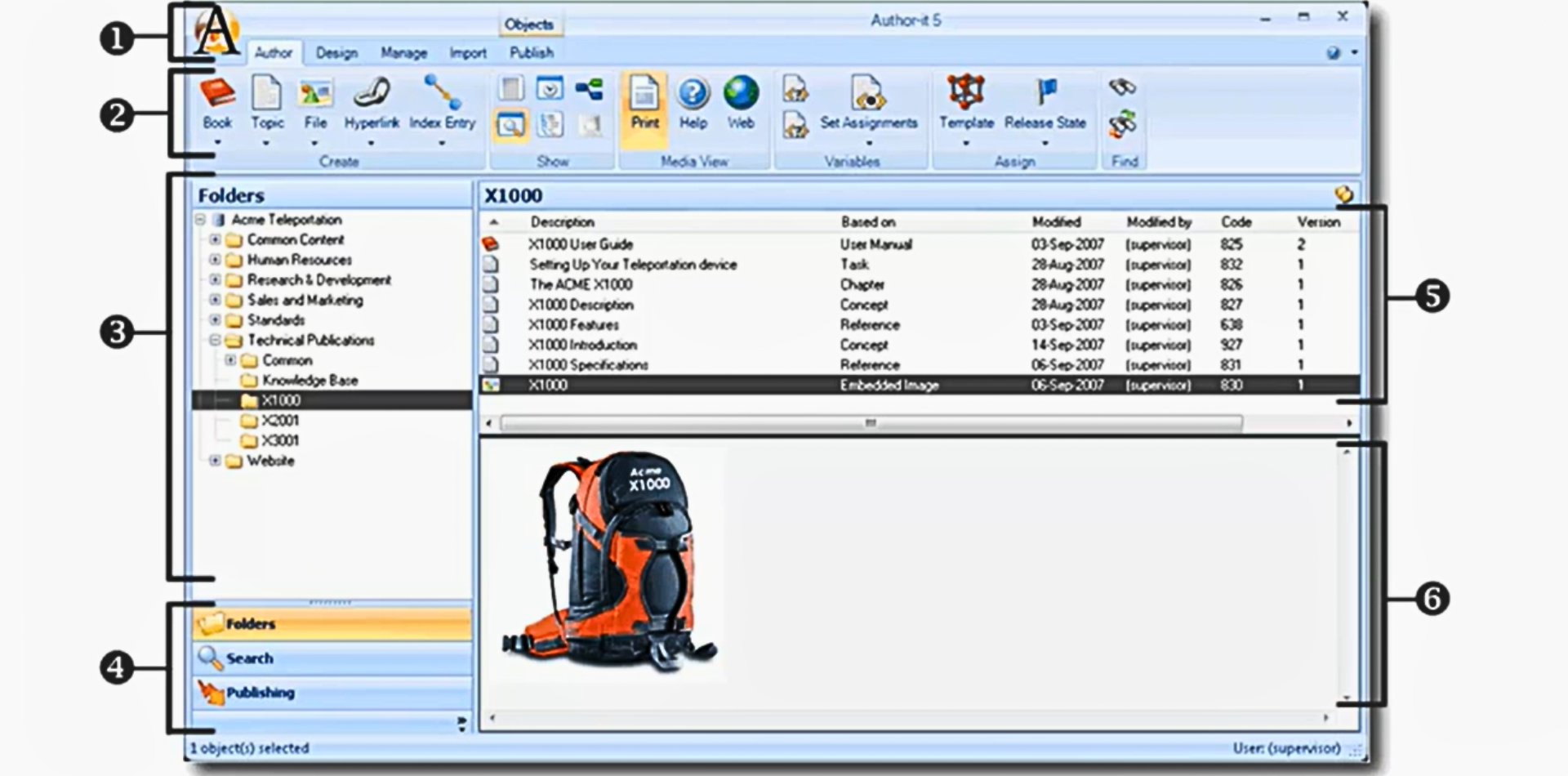 Author-it Interface Components