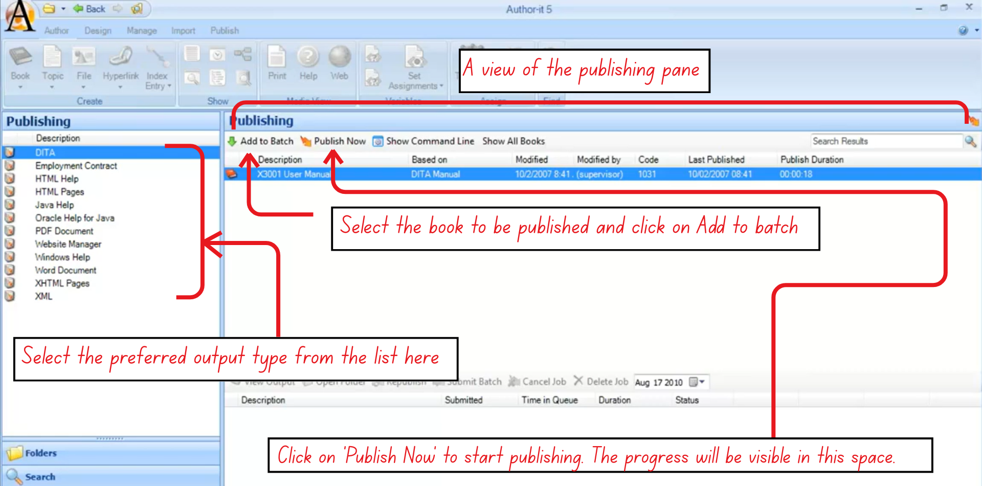 How Batch Publishing Works