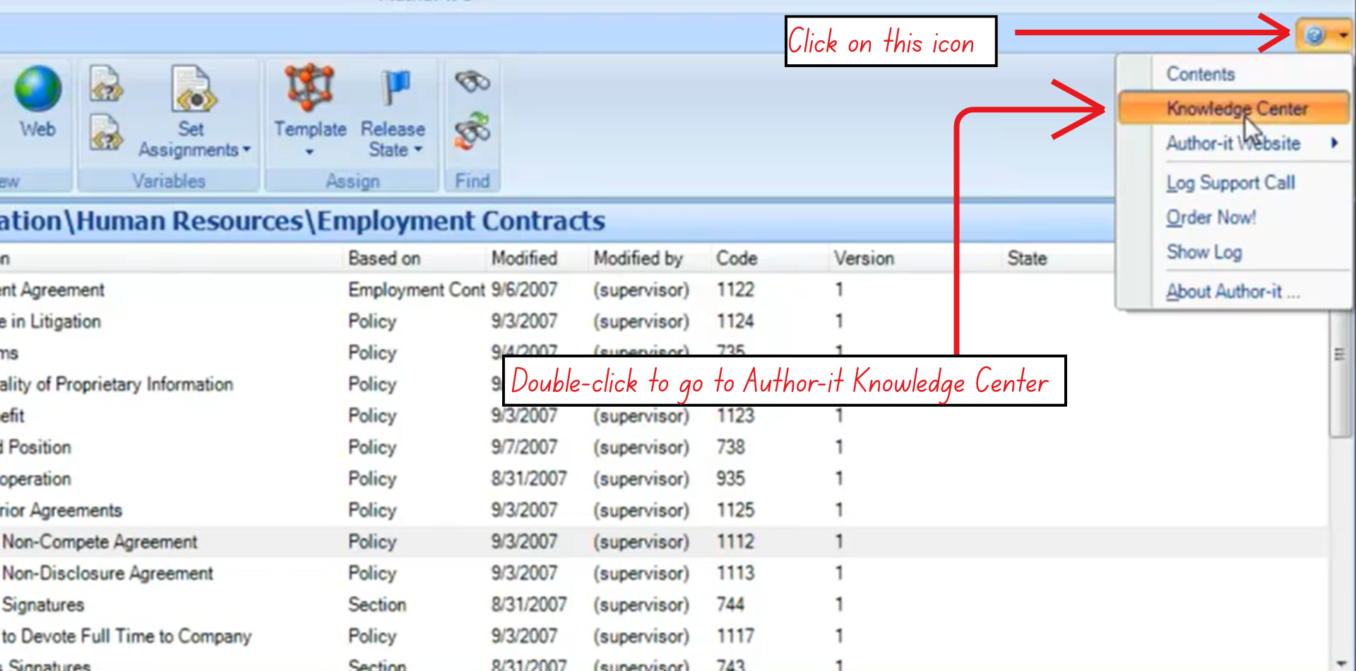 Author-it Knowledge Center