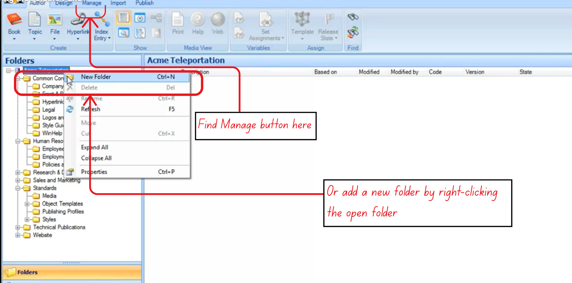 How To Create New Folders