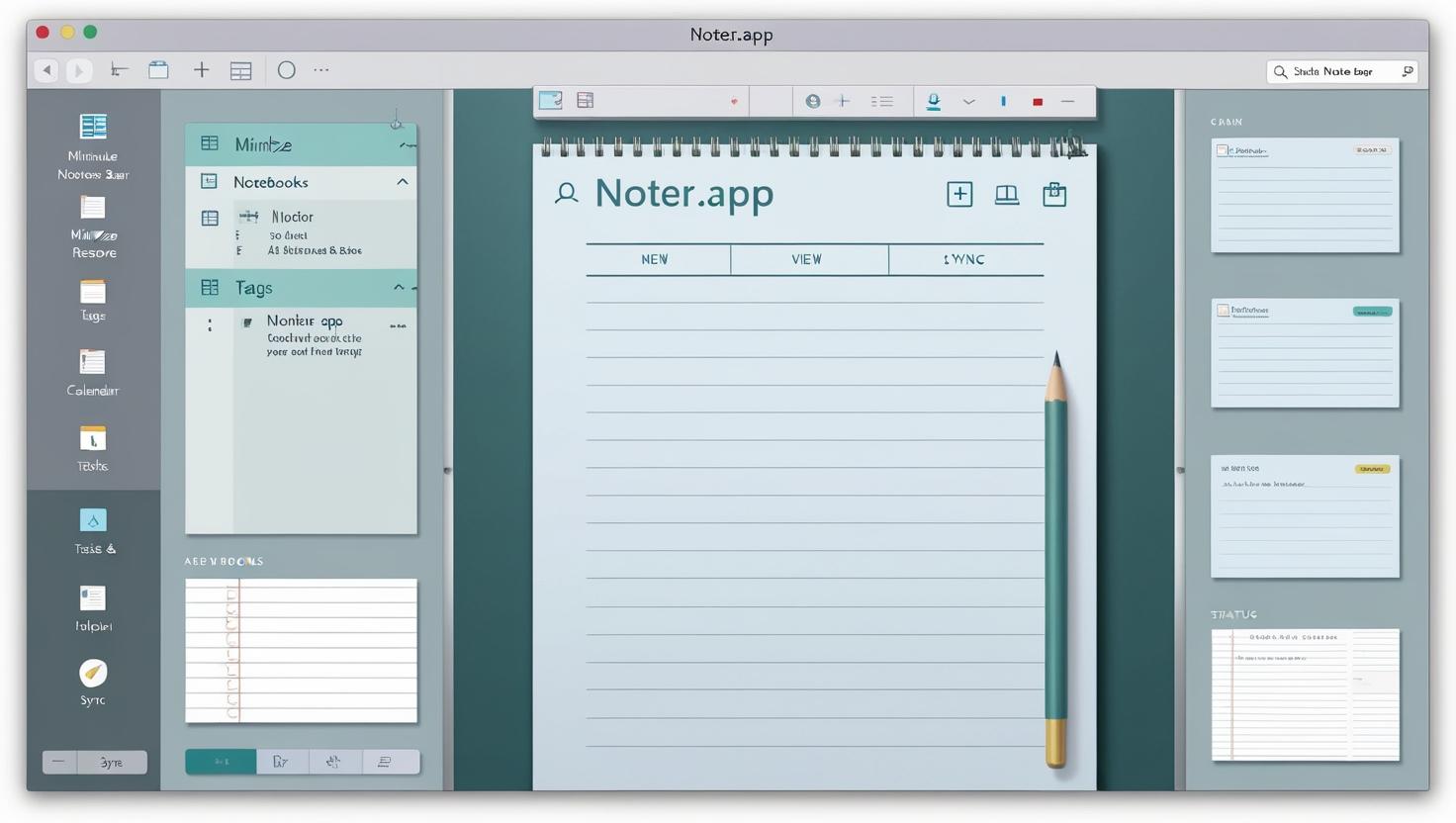 Example image of the interface